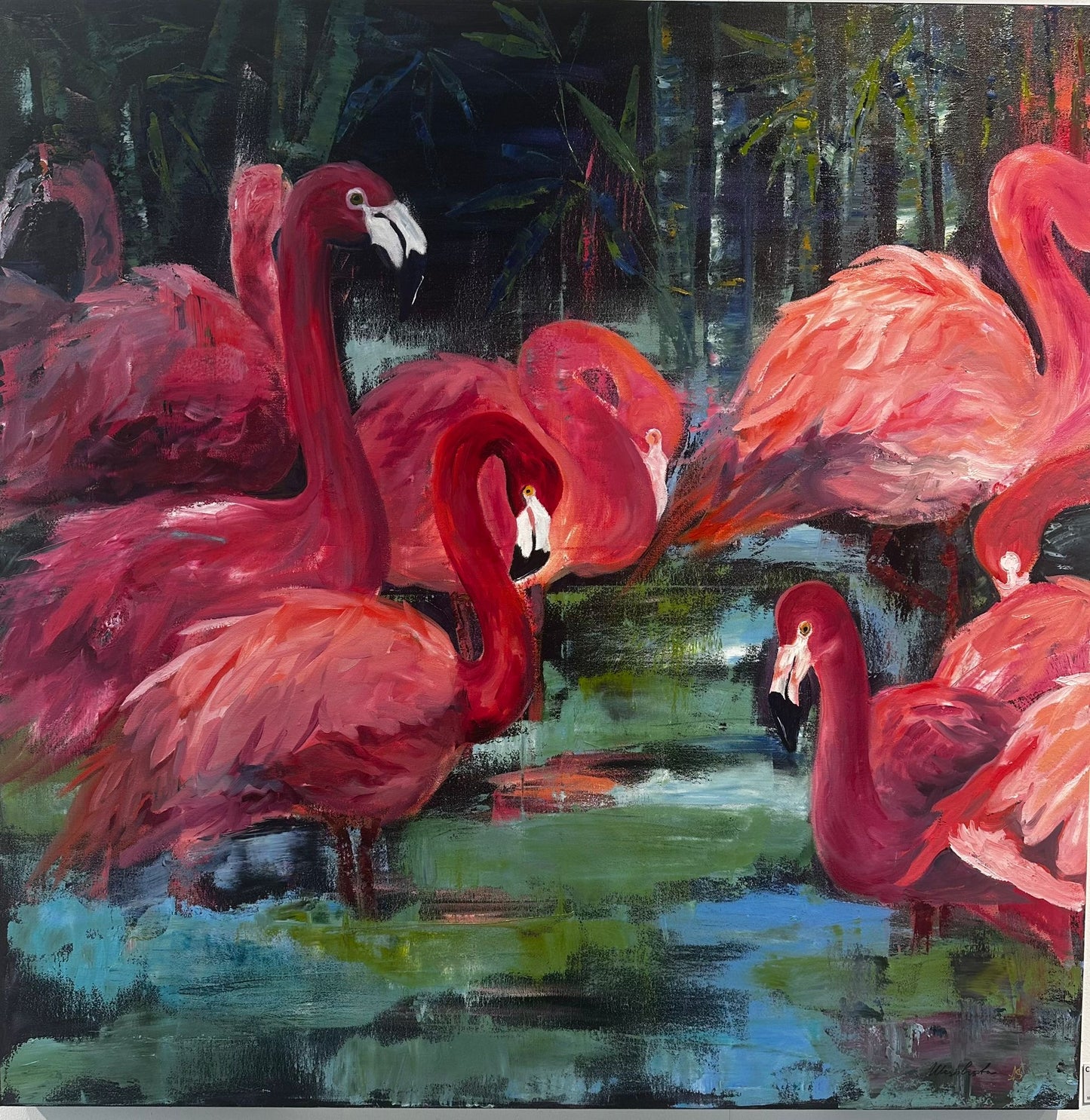 Crépuscule en plumes de feu