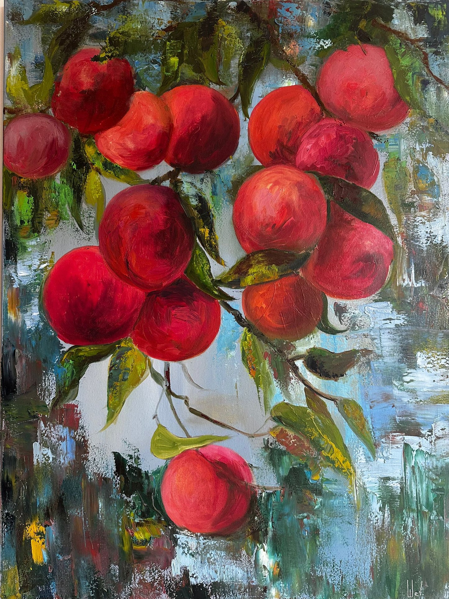 "Peaches" ,60x80 cm, oil, canvas