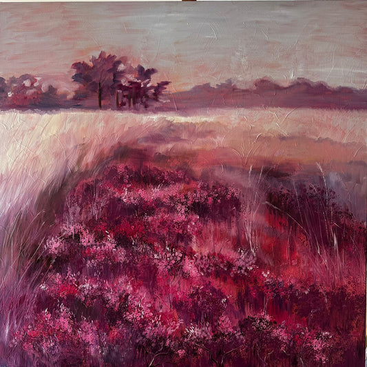 "Pink Dream" 100*100 cm, oil, canvas